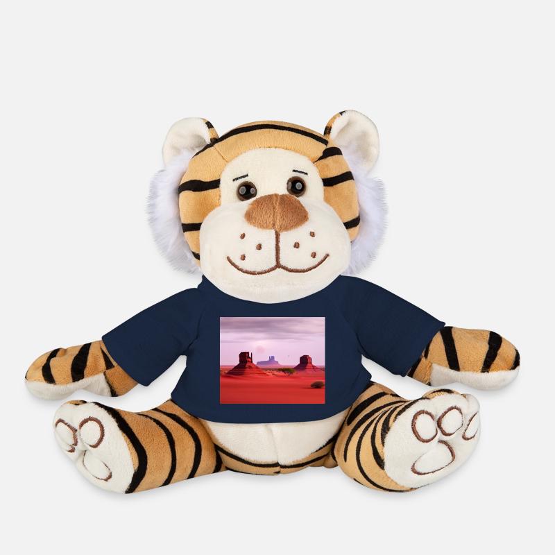Monument Valley - Peluche Tigre - bleu marine