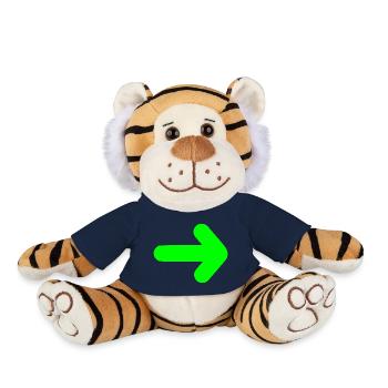arrow - Plush Tiger - french navy - Front