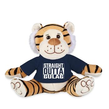 Straight Outta Gulag USSr Russia - Plush Tiger - french navy - Front
