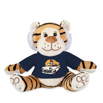 Clément in a convertible - Plush Tiger - french navy - Front