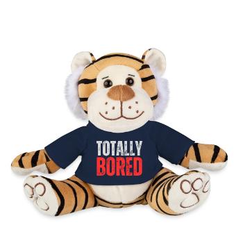 Totalement ennuyé - Peluche Tigre - bleu marine - Devant