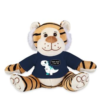 Rawr signifie Je t’aime - Peluche Tigre - bleu marine - Devant