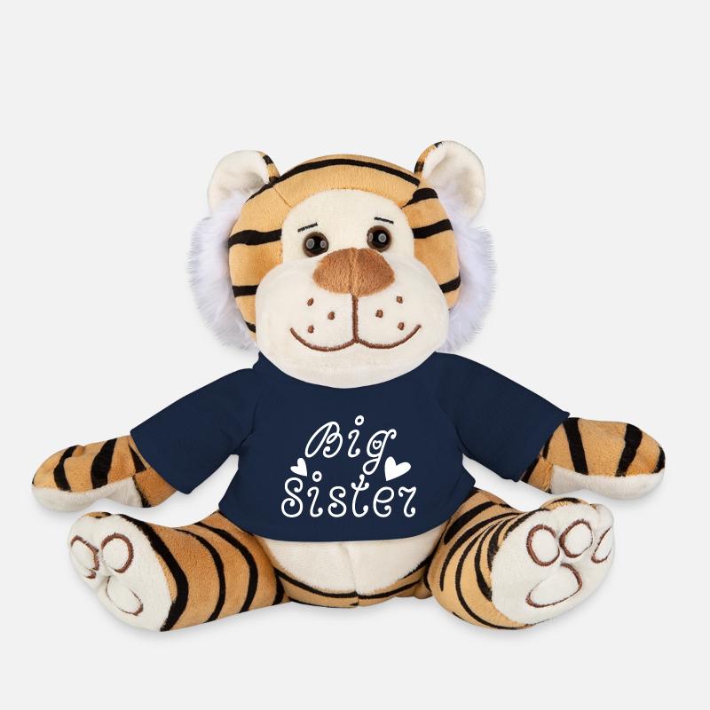 big sister - Plush Tiger - french navy