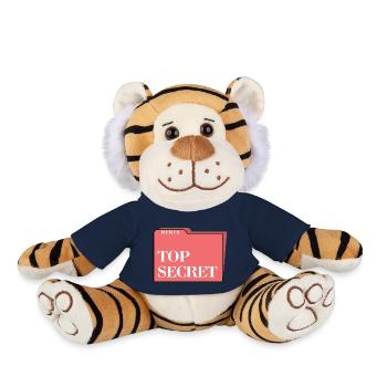 TOP SECRET - Peluche Tigre - bleu marine - Devant