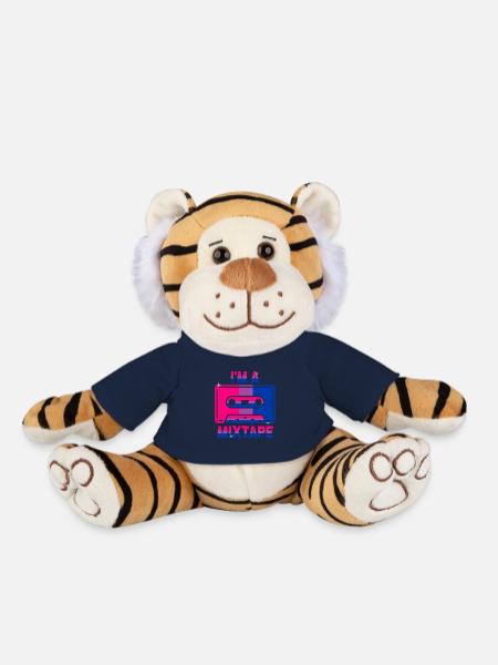 I'm A Mixtape Bisexuality Bisexuality Bisexual - Plush Tiger - french navy