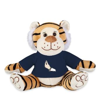 Conception de drapeau italien avec italien - Peluche Tigre - bleu marine - Devant