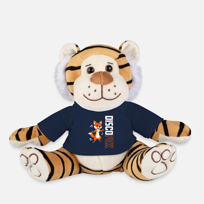 Disco Fuchs - Plush Tiger - french navy