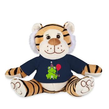 Celebrate birthday Party Frog - Plush Tiger - french navy - Front