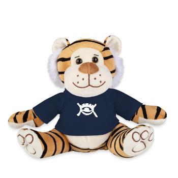 Egypte Ancien Symbole Univers - Peluche Tigre - bleu marine - Devant