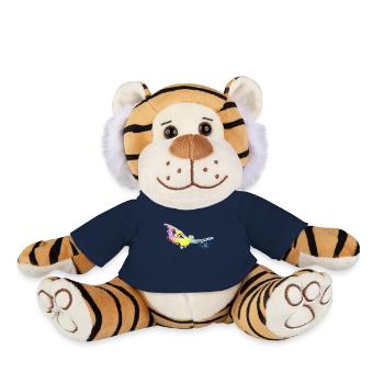 wakeboard, sports nautiques, wakeboarders, ski nautique - Peluche Tigre - bleu marine - Devant