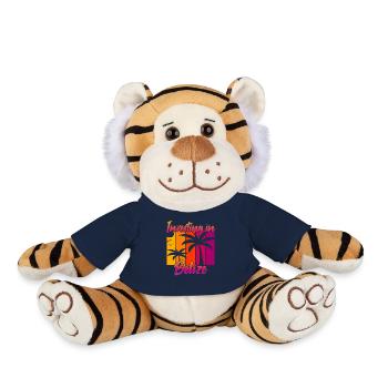 Investing in Belize - Plush Tiger - french navy - Front