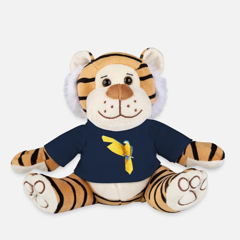 Blauer Papagei - Plüschtiger - French Navy