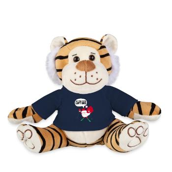 Soulevez-vous même Bro Ski - Peluche Tigre - bleu marine - Devant