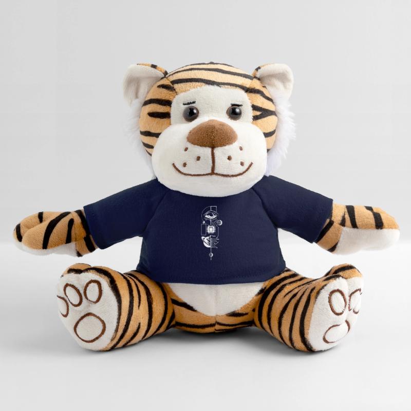Puce de programmeur Codeur développeur Peluche Tigre