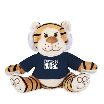 Infirmière d’urgence - Peluche Tigre - bleu marine - Devant