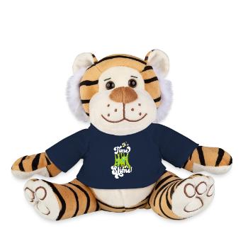 Slime Puddle Cool Cute Adorable for Slime Maker - Plush Tiger - french navy - Front