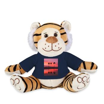 Captivating Sunsets: Beauty of Nature on Display - Plush Tiger - french navy - Front
