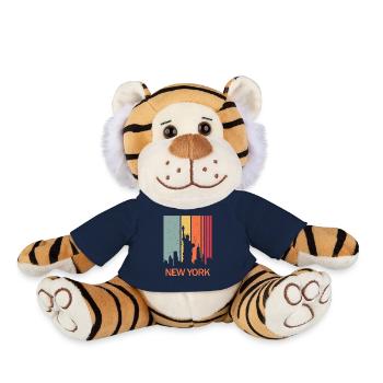 new york - Peluche Tigre - bleu marine - Devant