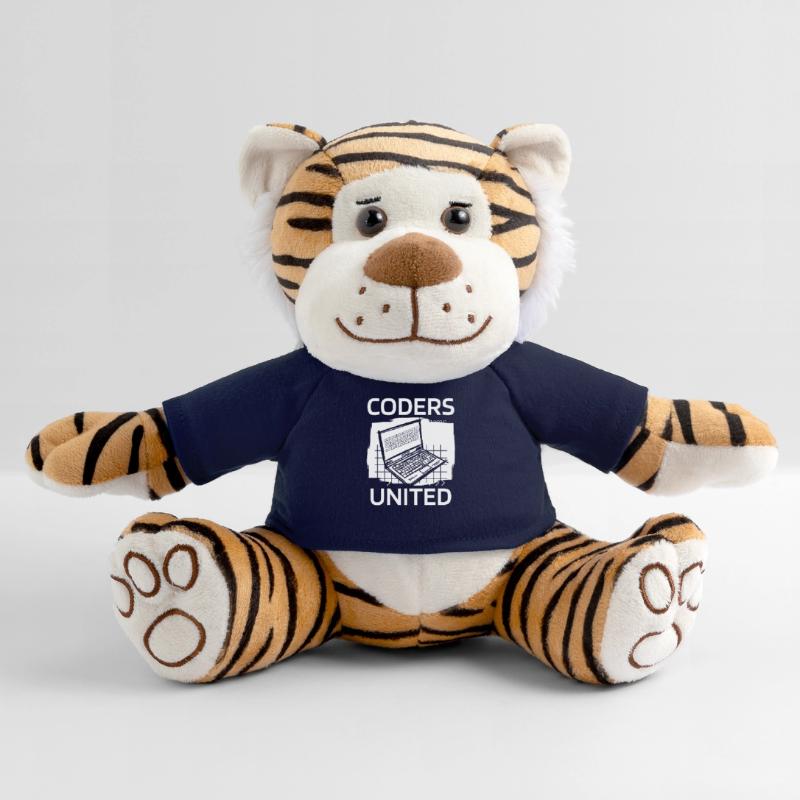 Programmeur Codeur développeur Peluche Tigre