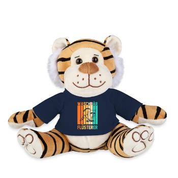 Tiermotiv Waschbär - Plüschtiger - French Navy - Vorne
