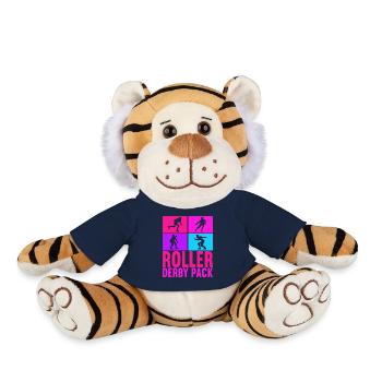 Roller derby - Peluche Tigre - bleu marine - Devant