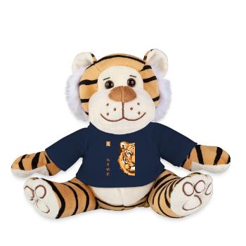 Königstiger Wildkatze Raubkatze Sibirischer Tiger - Plüschtiger - French Navy - Vorne