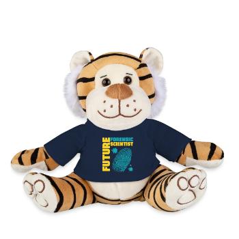 Futur criminalistique Criminologie médico-légale - Peluche Tigre - bleu marine - Devant