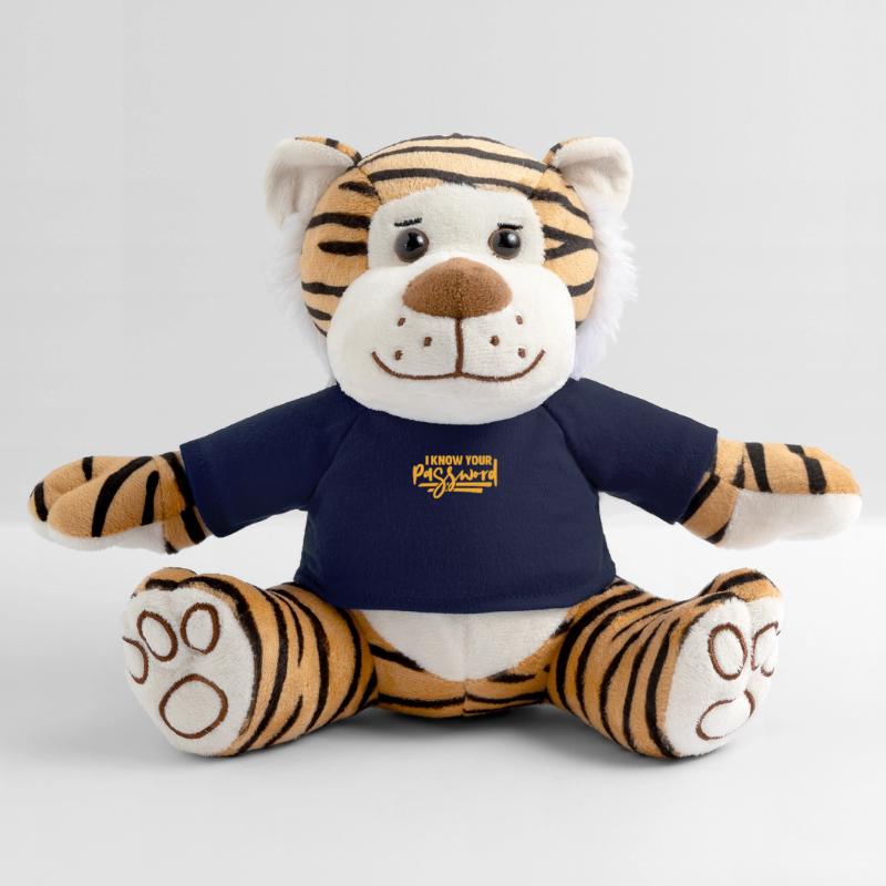 Hacker Coder Computer Hacking Cadeau Peluche Tigre