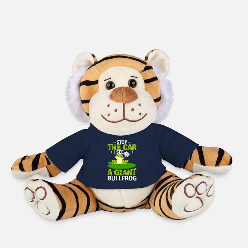 Halt Das Auto An Ich Sehe Einen Riesigen Frosch - Plüschtiger - French Navy