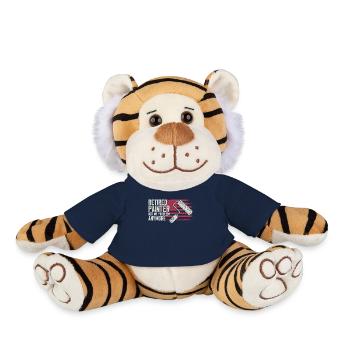 Peintre en bâtiment Décorateur Retraite - Peluche Tigre - bleu marine - Devant