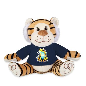 Pfeilgiftfrosch Frosch Zeichnung - Plüschtiger - French Navy - Vorne