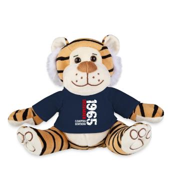 1965 December Limited Edition 58th Birthday Decoration - Plush Tiger - french navy - Front