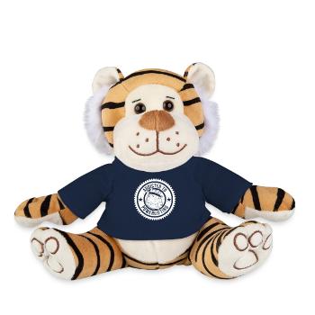 Hund Humor Sportler Fitness Bodybuilder - Plüschtiger - French Navy - Vorne
