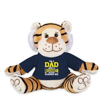 Logistician Logistics - Plush Tiger - french navy - Front