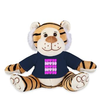 Chapeau de cowboy Western Country Texas - Peluche Tigre - bleu marine - Devant