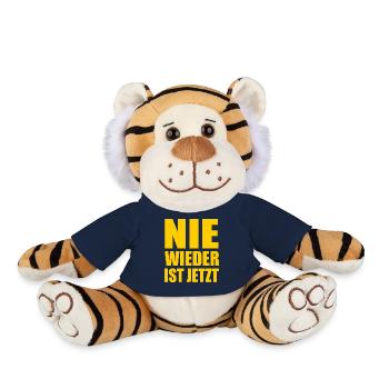 Plus jamais ça n’est maintenant - Peluche Tigre - bleu marine - Devant