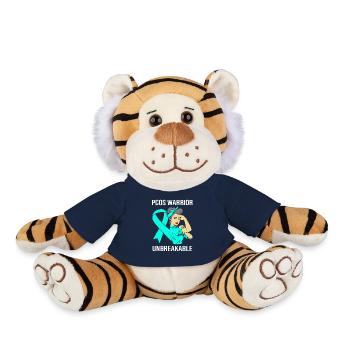 Sensibilisation au SOPK - Peluche Tigre - bleu marine - Devant