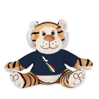 Drapeau de l'Italie - Peluche Tigre - bleu marine - Devant