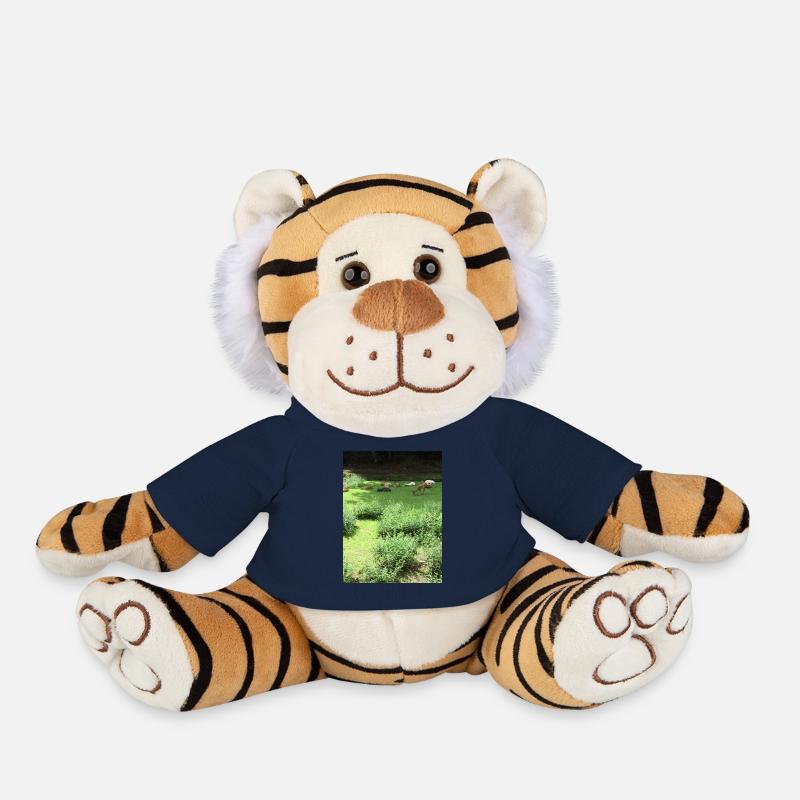 Faune - Peluche Tigre - bleu marine