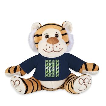 Geschenk für Maxim - Plüschtiger - French Navy - Vorne