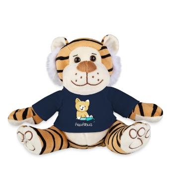 Sternzeichen Wassermann Katze Aquarius Geschenk - Plüschtiger - French Navy - Vorne