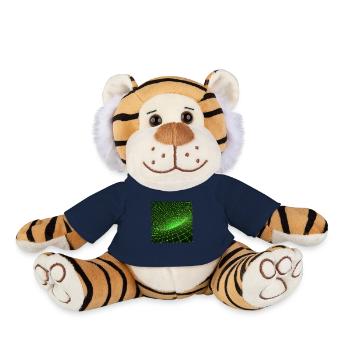 Science-fiction « Vortex » - Peluche Tigre - bleu marine - Devant