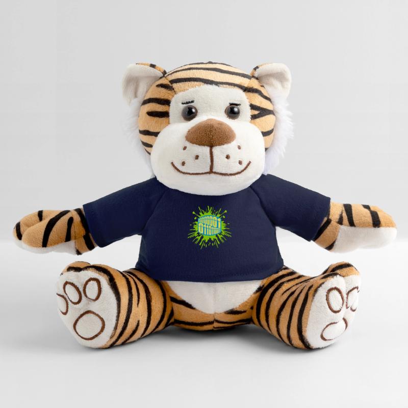 Binary Code Program Language Plush Tiger