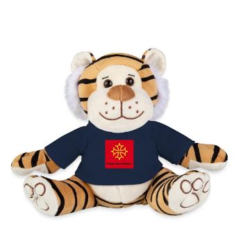 Team chocolatine ! - Peluche Tigre - bleu marine - Devant