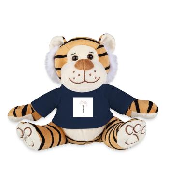 Rose - Peluche Tigre - bleu marine - Devant