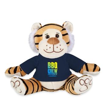 Équipe de barbecue - Peluche Tigre - bleu marine - Devant
