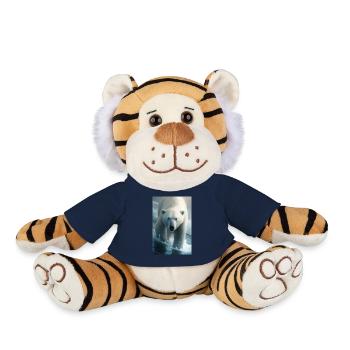 Polar bear - Plush Tiger - french navy - Front