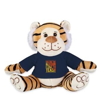 Middle School Teachers - Plush Tiger - french navy - Front