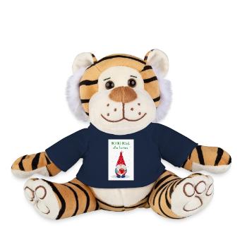 HO HO Tenue Raise The Cups Avent de Noël - Peluche Tigre - bleu marine - Devant
