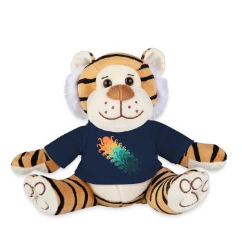 Vintage octopus - Plush Tiger - french navy - Front
